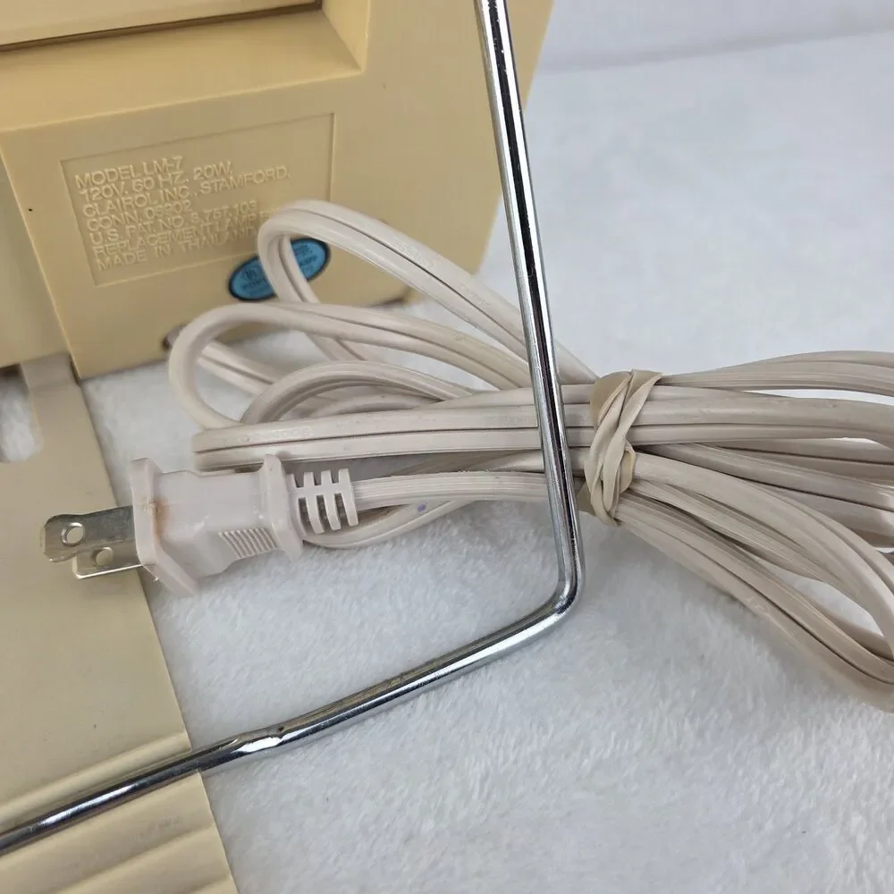 Vintage Clairol True-To-Light VII LM-7 Lighted Makeup Mirror 4 Settings Working!